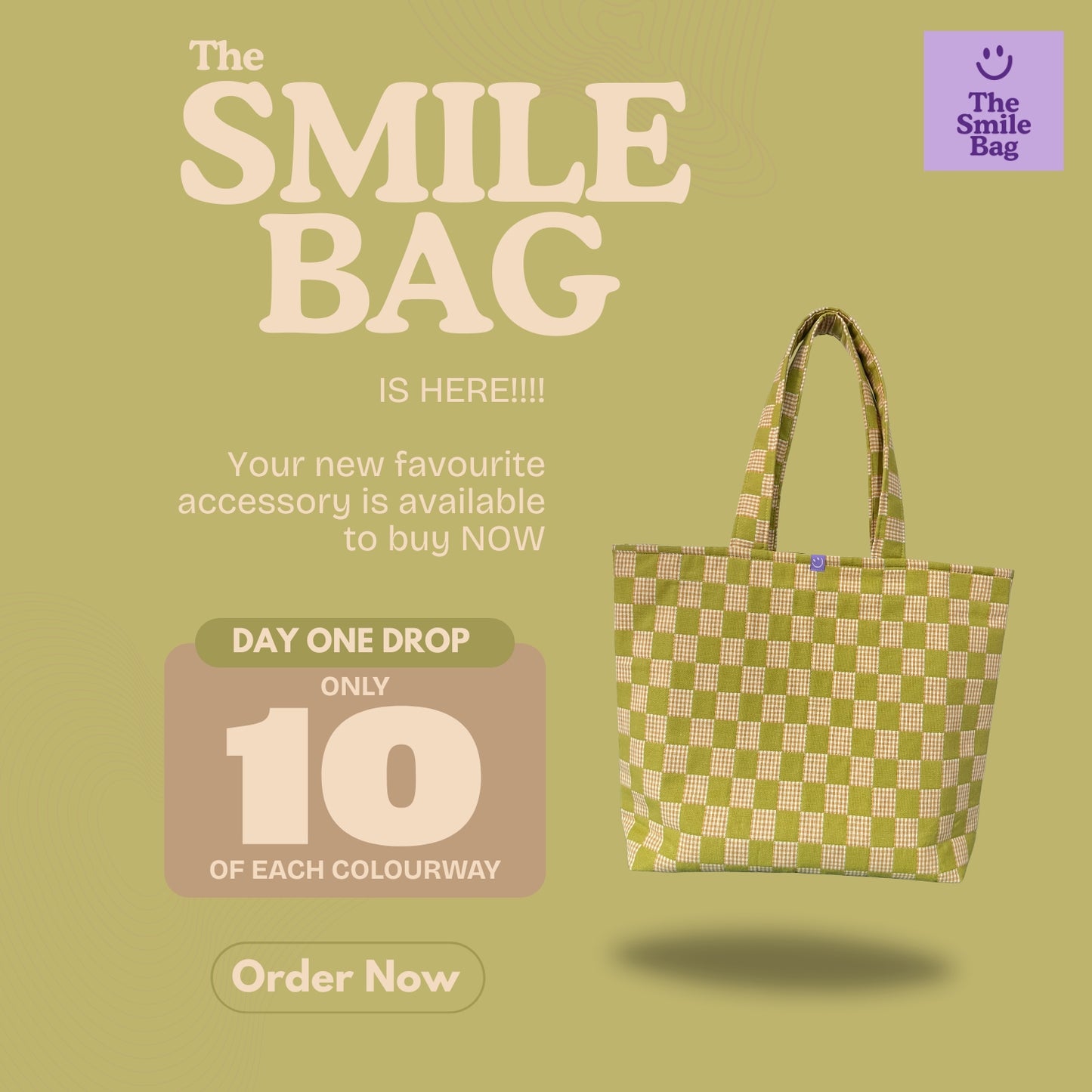 Limited Edition Day 1 Drop - Matcha Gingham
